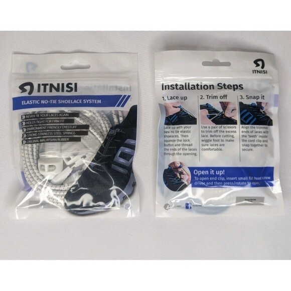 Itnisi Other - Itnisi Elastic No Tie Shoelace - White